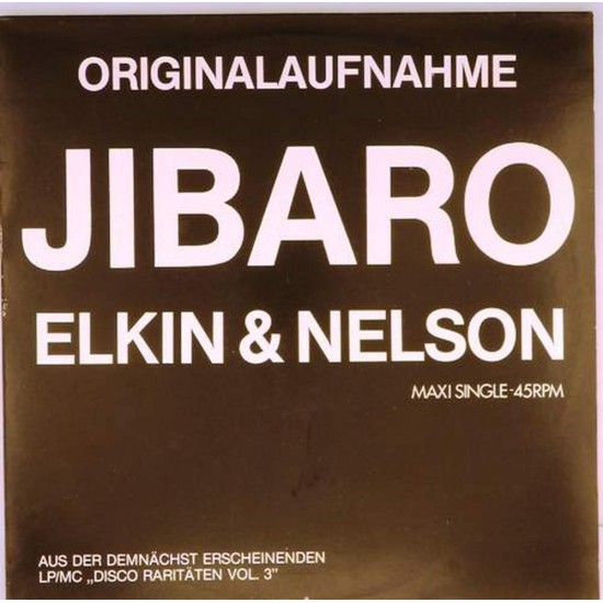 Пластинка Elkin & Nelson Jibaro (maxi single - 45RPM)